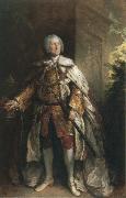 Thomas Gainsborough john campbell ,4th duke of argyll oil painting on canvas